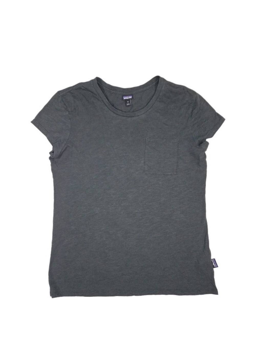 Patagonia Mainstay T Shirt Womens Size M Gray Pocket Tee Minimalist Gorpcore
